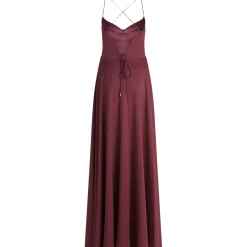 Abendkleid mit Wasserfallausschnitt