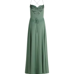 Abendkleid mit Wasserfallausschnitt
