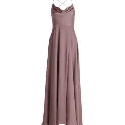 Abendkleid mit Wasserfallausschnitt