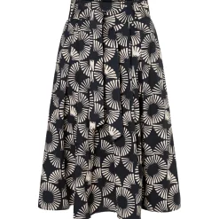Baumwollrock mit print