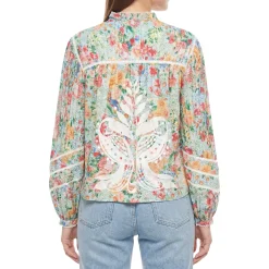 Bluse Rendeira Multicolor