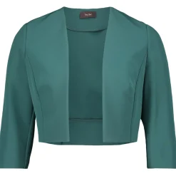 Bolero-Jacke mit Kellerfalten