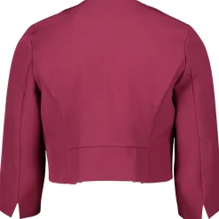 Bolero-Jacke mit Kellerfalten
