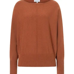 Feinstrickpullover mit fledermausärmeln