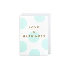 Grußkarte Love & Happiness