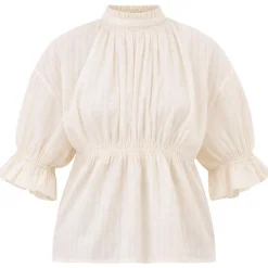 Isabel dobby blouse