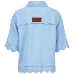 Jeansbluse