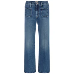 Jeans Patch Pkt Mid Rise