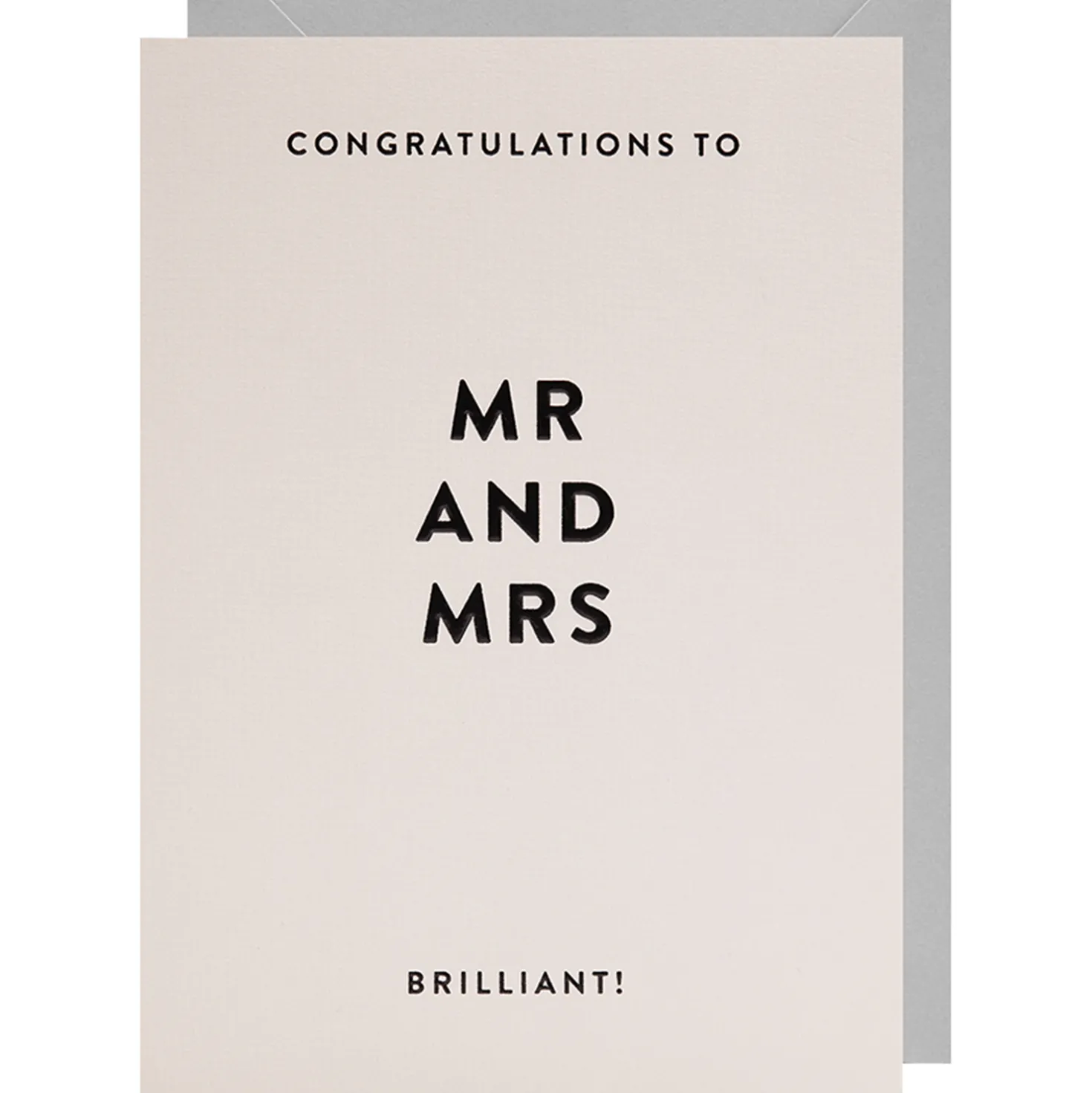 Karte Mr and Mrs