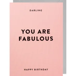 Karte You are fabulous