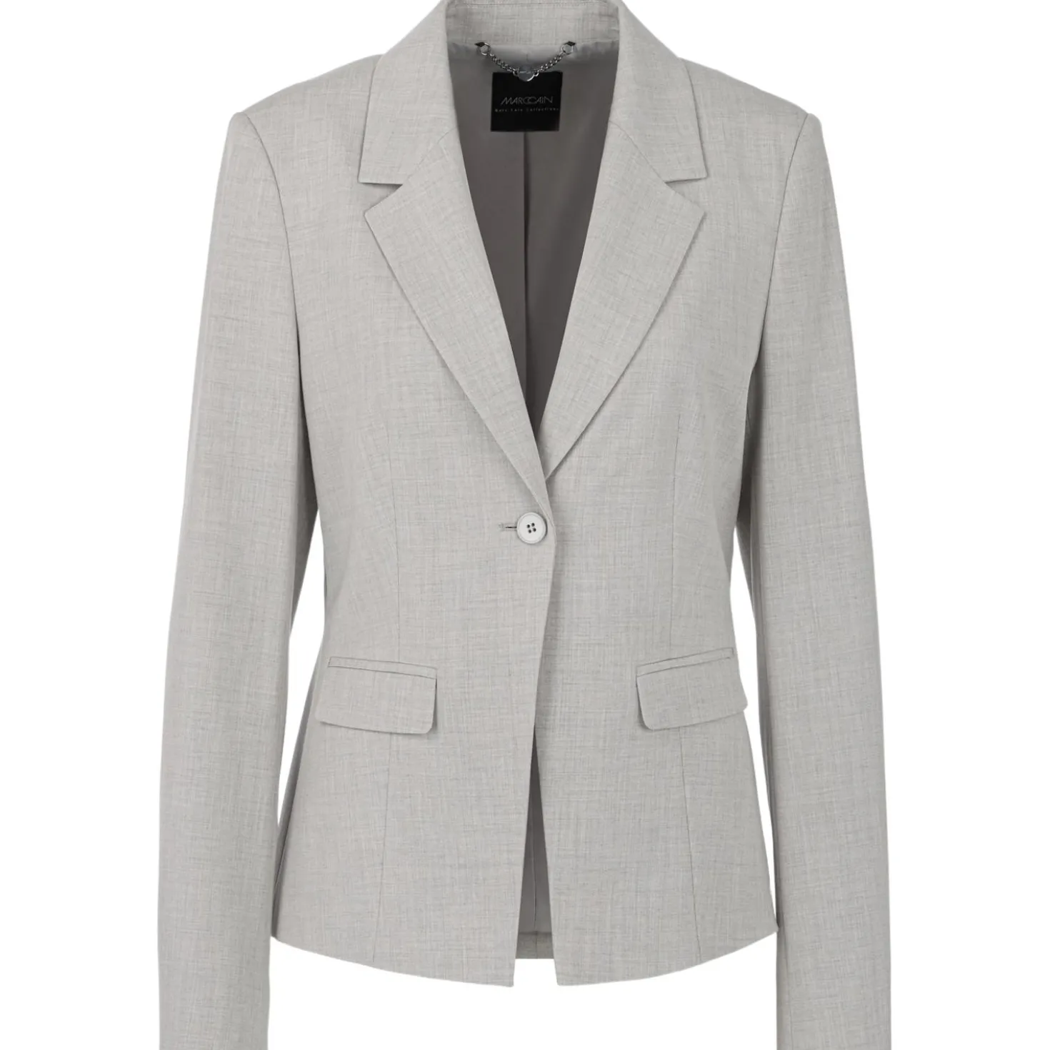 Klassischer blazer mit taillierung