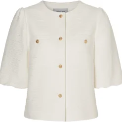 Kurze boucléjacke