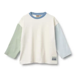 Langarmshirt mit Colour-Blocking