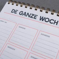 Letterpress Wochenplaner - Bavaria Edition