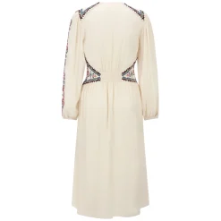 Maxikleid mit Stickerei