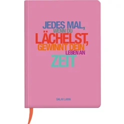 Notizbuch A5 Hardcover Lächelst