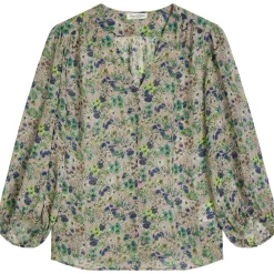 Print-bluse relaxed