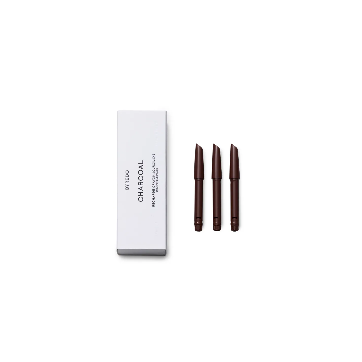 3 Refills Set All-In-One Brow Pencil Charcoal