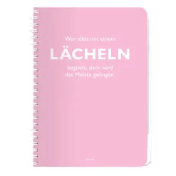 Ringbuch A5, Dalai Lama, Lächeln