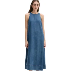 ärmellose jeanskleid a-shape