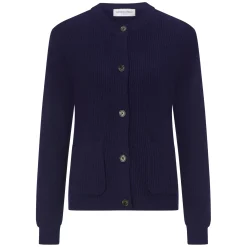 Schurwoll Strickjacke