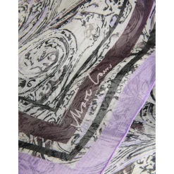 Seidenschal mit ornament-print