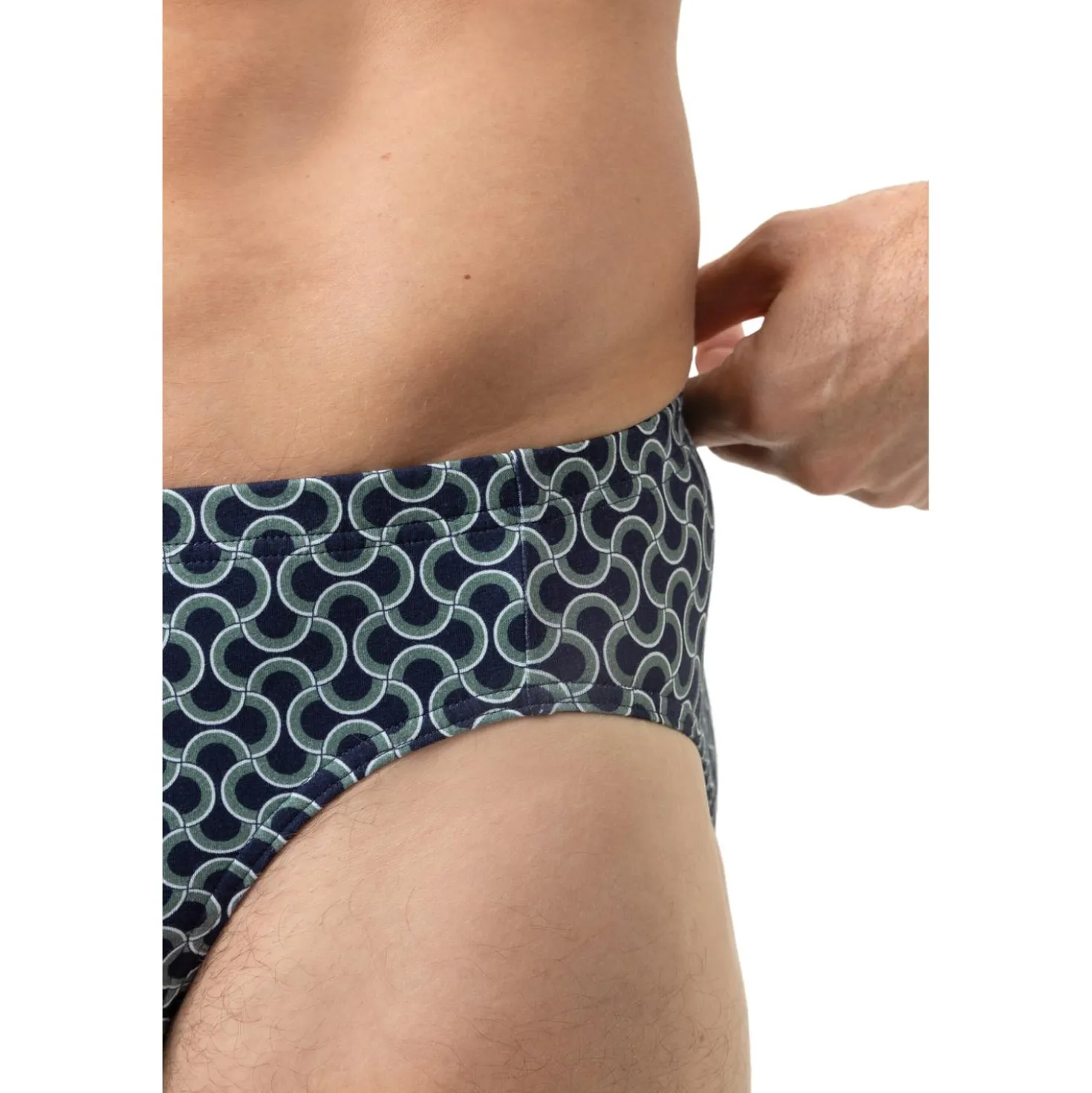 Slip mit geometrischem Muster