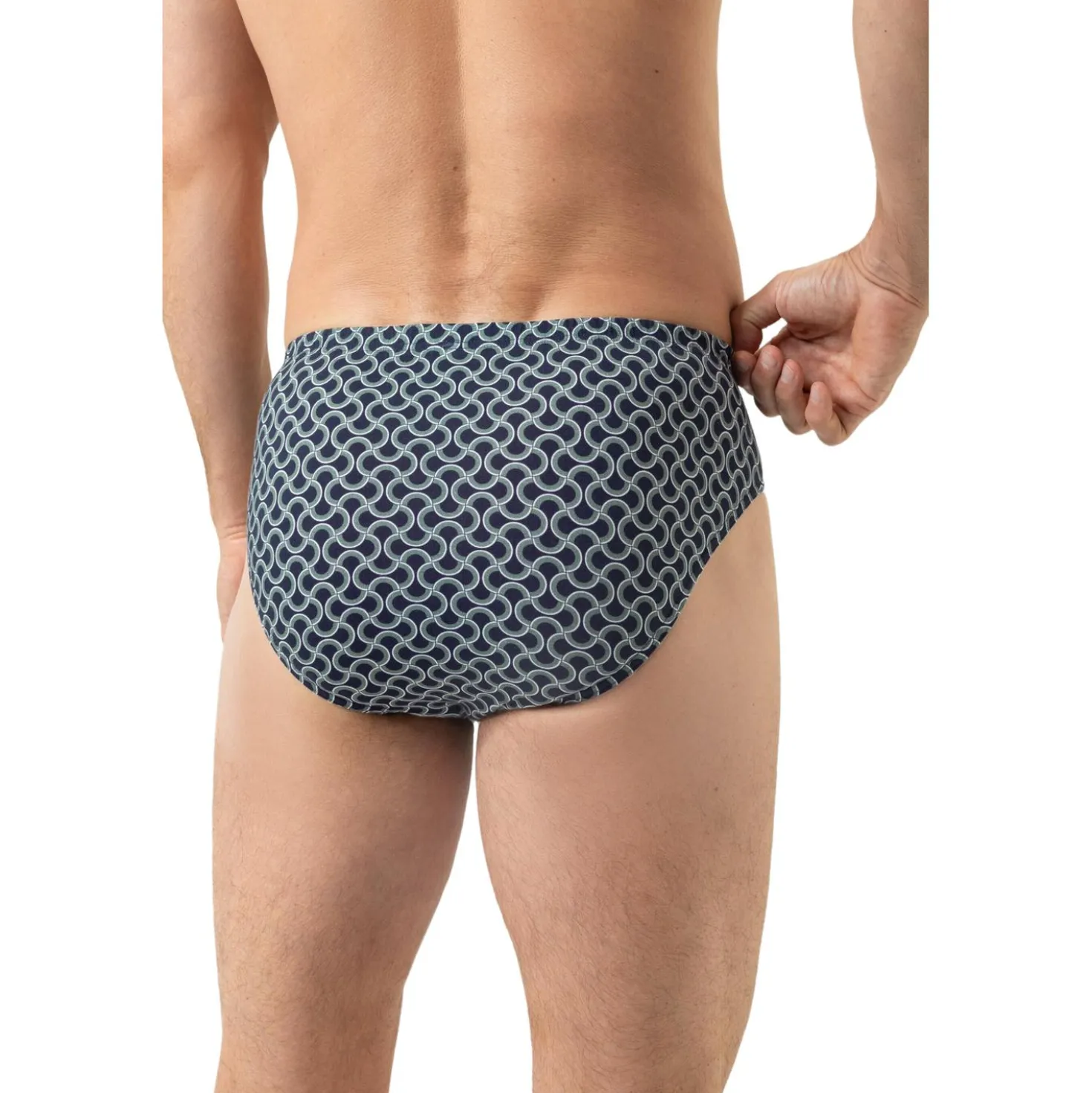 Slip mit geometrischem Muster