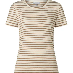 Streifenshirt mit glanzfaden