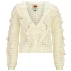 Strickjacke Crochet Flowers