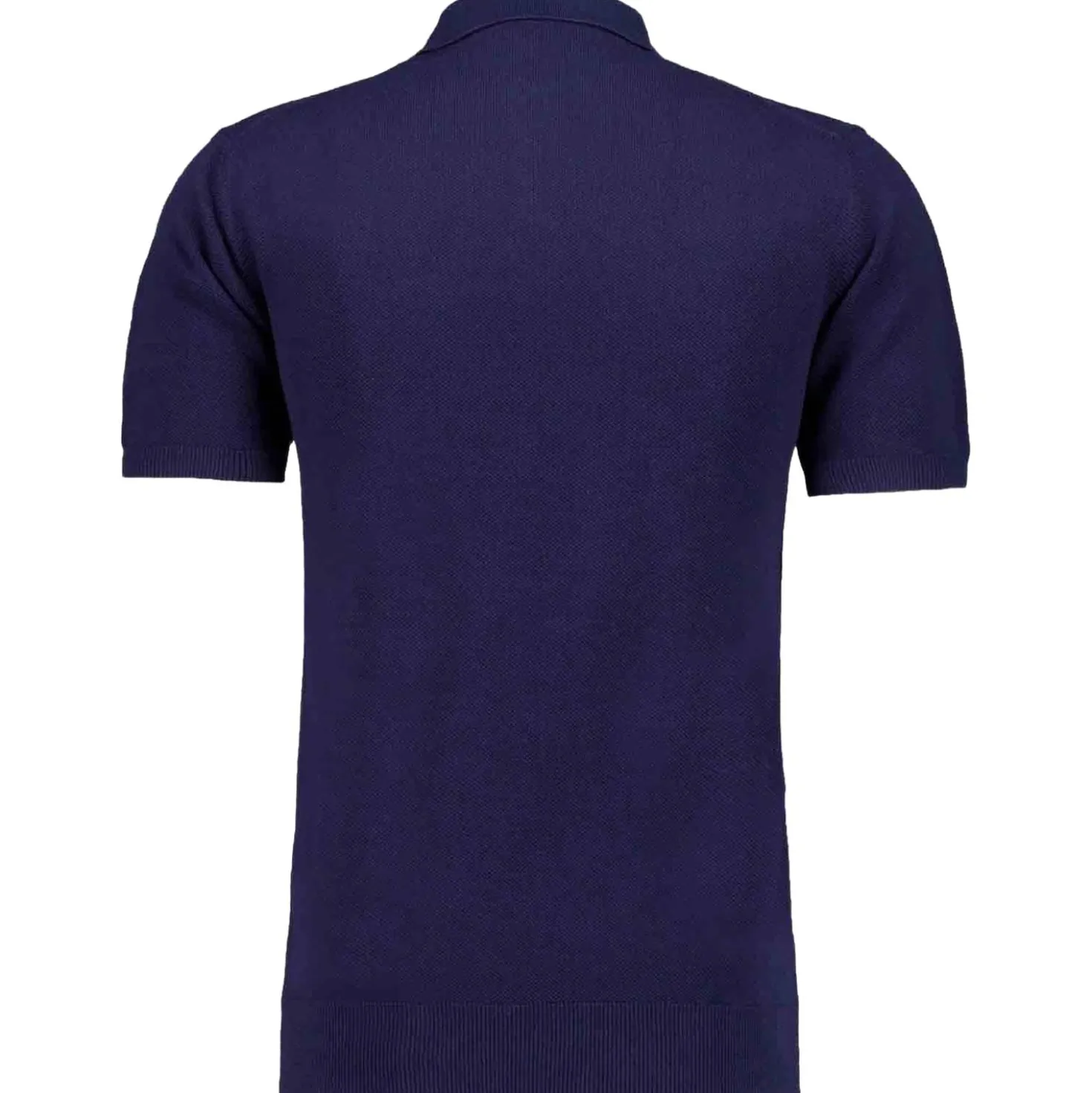 Strick-pullover kurzarm, resortkragen