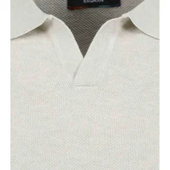 Strick-pullover kurzarm, resortkragen