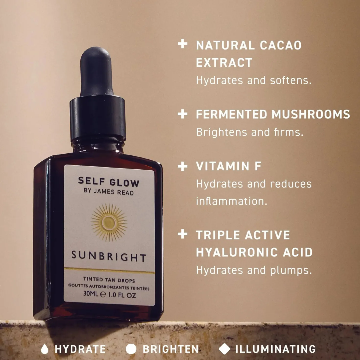 Sunbright Tinted Tan Drops