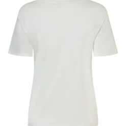 T-shirt mit stickerei auf der front