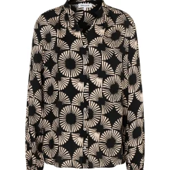 Viskosebluse mit print