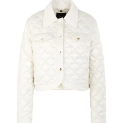 Wattierte jacke "rethink together"