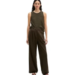 Weite bundfaltenhose